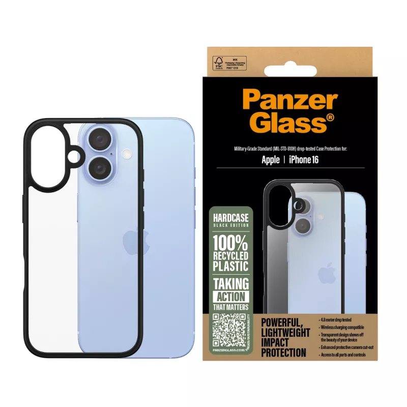 PanzerGlass ® HardCase transparente iPhone 16