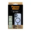 PanzerGlass ® HardCase transparente com moldura MagSafe preta para iPhone 16