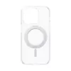 Capa PanzerGlass CARE™ by ® transparente com suporte prateado e MagSafe iPhone 15 Pro