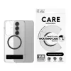 Capa PanzerGlass CARE™ by ® transparente com suporte preto e compatível com Qi Samsung Galaxy S25+