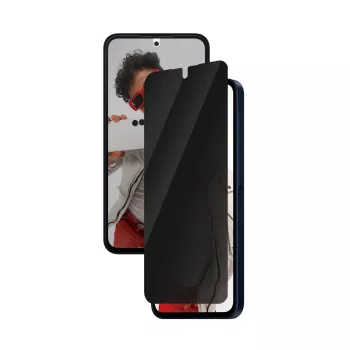 Película de proteção de ecrã com filtro de privacidade PanzerGlass SAFE. by ® Samsung Galaxy A36 5G | Ultra-Wide Fit com EasyAligner