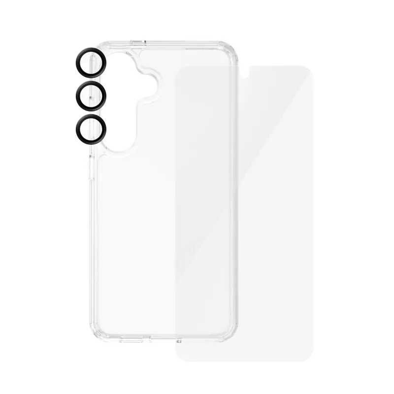 PanzerGlass ® 3-in-1 Bundle Samsung Galaxy S24 | Ultra-Wide Fit com EasyAligner