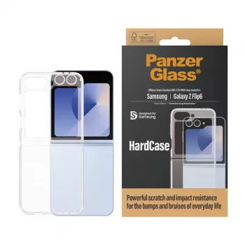 PanzerGlass ® HardCase Transparente Samsung Galaxy Z Flip6, capa, Samsung, Samsung - Galaxy Z Flip6, Transparente