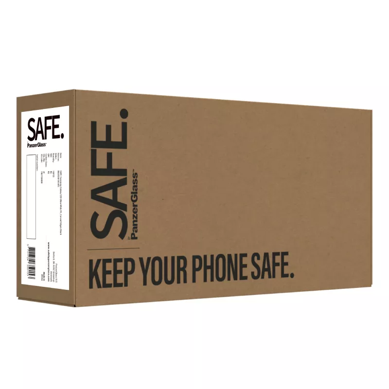 PanzerGlass SAFE. by ® Película de proteção de ecrã com moldura preta Samsung Galaxy S20 5G | Ultra-Wide Fit | BULK