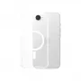 PanzerGlass CARE Fashionable Samba capa para iPhone 16e, compatível com MagSafe e Qi, TPU, transparente com branco