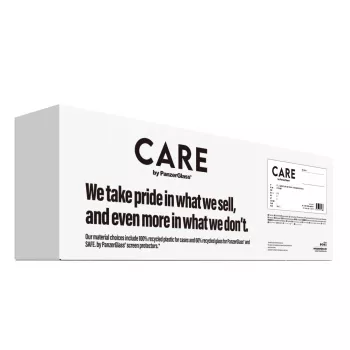 Capa PanzerGlass CARE™ by ® Samba Transparente c. White Qi Compatível iPhone 17e | 16e