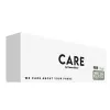 PanzerGlass CARE Fashionable Samba capa para iPhone 16e, compatível com MagSafe e Qi, TPU, transparente com branco