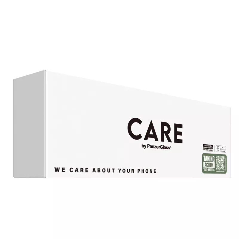 Capa PanzerGlass CARE™ by ® Samba Preta c. Qi Compatível iPhone 17e | 16e