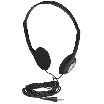 Auscultadores MANHATTAN Estéreo 3.5mm preto