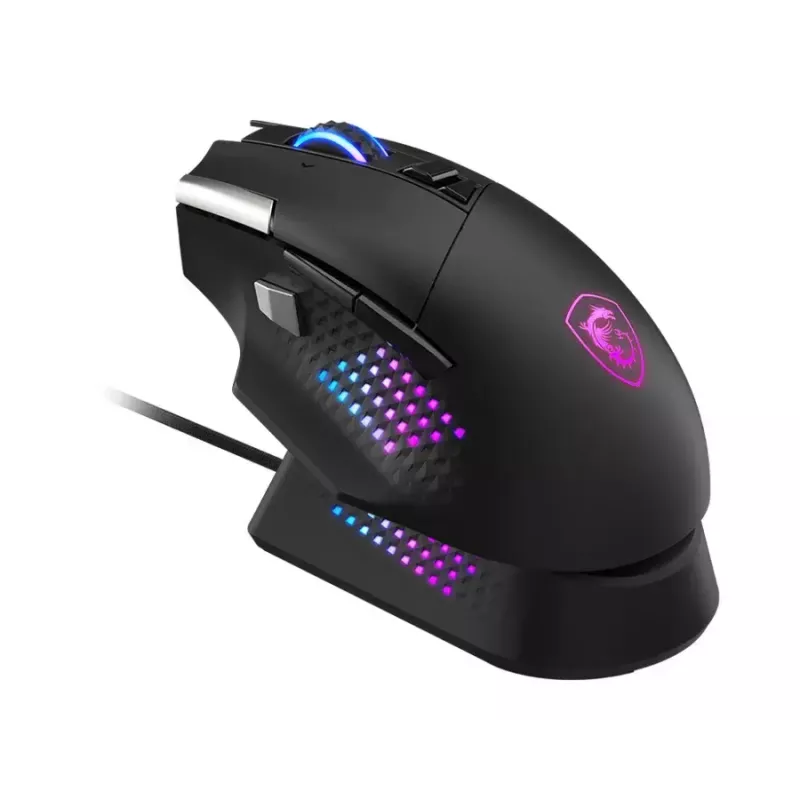 MSI S12-4301370-CLA Rato Gaming Destro RF Wireless + Bluetooth + USB Type-A Ótico 26000 DPI