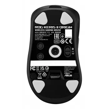ASUS ROG Keris II Origin BLK Rato Gaming Destro RF Wireless + Bluetooth + USB Type-A Ótico 42000 DPI