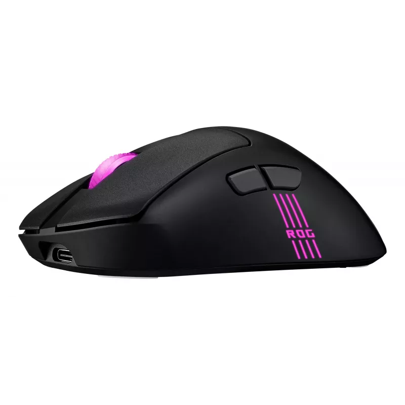 ASUS ROG Keris II Origin BLK Rato Gaming Destro RF Wireless + Bluetooth + USB Type-A Ótico 42000 DPI