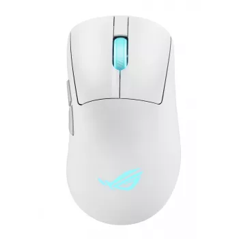 ASUS ROG Keris II Origin WHT Rato Gaming Destro RF Wireless + Bluetooth + USB Type-A Ótico 42000 DPI