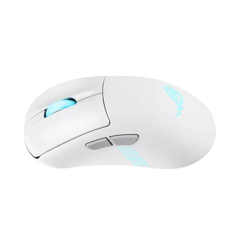 ASUS ROG Keris II Origin WHT Rato Gaming Destro RF Wireless + Bluetooth + USB Type-A Ótico 42000 DPI