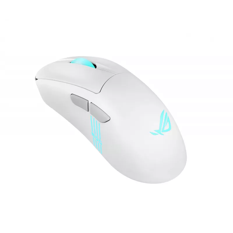 ASUS ROG Keris II Origin WHT Rato Gaming Destro RF Wireless + Bluetooth + USB Type-A Ótico 42000 DPI