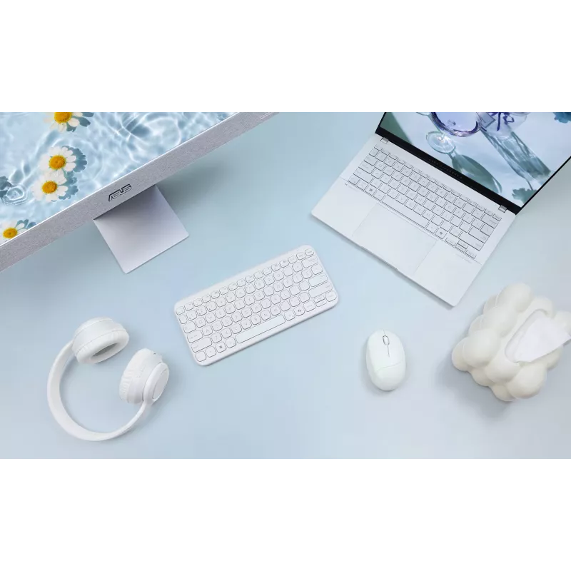 Rato ASUS Fragrance MD101 Home ambidestro RF Wireless + Bluetooth ótico 2400 DPI