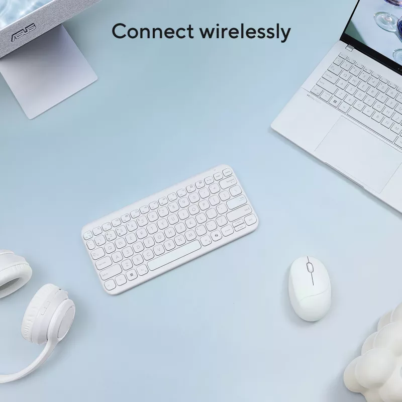 Rato ASUS Fragrance MD101 Home ambidestro RF Wireless + Bluetooth ótico 2400 DPI