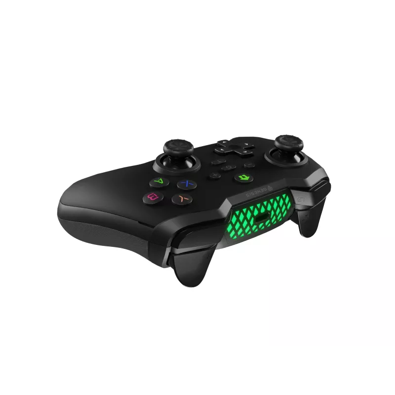 Comando de jogos GENESIS Mangan 400 preto Bluetooth analógico/digital Android, MAC, Nintendo Switch, PC, iOS