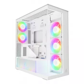 ARCTIC Xtender VG (branco) caixa de PC E-ATX premium com montagem vertical da GPU