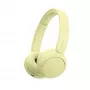 Sony WHCH520Y.CE7, sem fios, chamadas/música, 20 - 20000 Hz, 147 g, headset, amarelo