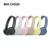 Sony WHCH520Y.CE7, sem fios, chamadas/música, 20 - 20000 Hz, 147 g, headset, amarelo