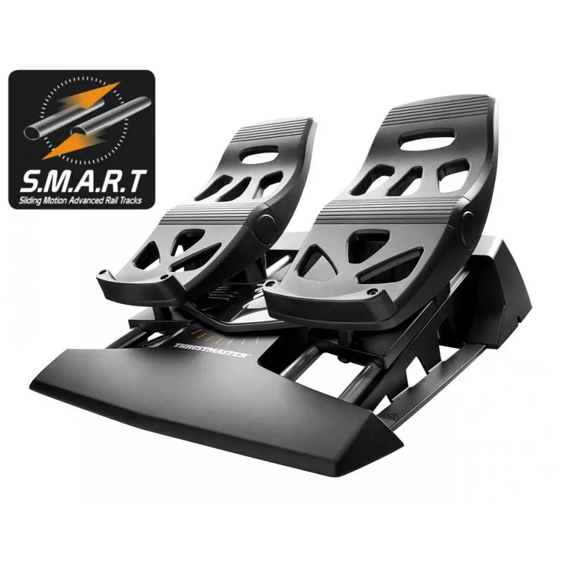 Thrustmaster T-16000M FCS Flight Pack preto USB joystick analógico / digital MAC, PC