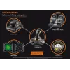 Thrustmaster T-16000M FCS Flight Pack preto USB joystick analógico / digital MAC, PC
