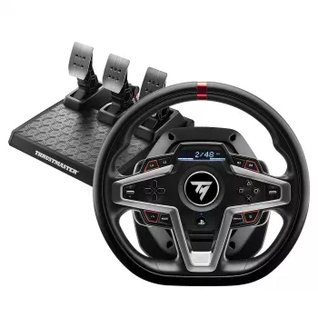 Thrustmaster T248 preto volante + pedais PC, PlayStation 4, PlayStation 5
