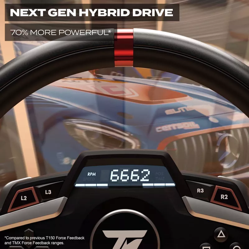 Thrustmaster T248 preto volante + pedais PC, PlayStation 4, PlayStation 5