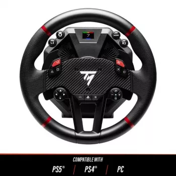 Thrustmaster T598 preto, vermelho USB volante + pedais analógico / digital PC, PlayStation 4, PlayStation 5