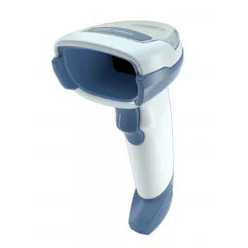 Leitor de códigos de barras portátil Zebra DS4608-HC 1D/2D LED azul, branco