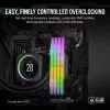 CORSAIR Memória 32GB DDR5 (2x16GB) DRAM 6400MT/s CL36 Kit de memória Vengeance RGB – preto
