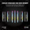 CORSAIR Memória 32GB DDR5 (2x16GB) DRAM 6400MT/s CL36 Kit de memória Vengeance RGB – preto