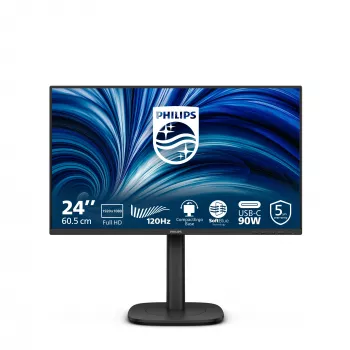 Monitor de computador Philips 3000 series 24B2U3301/00 60,5 cm (23,8 polegadas) 1920 x 1080 pixels Full HD LCD preto