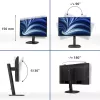 Monitor de computador Philips 3000 series 24B2U3301/00 60,5 cm (23,8 polegadas) 1920 x 1080 pixels Full HD LCD preto