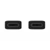 Samsung EP-DN975 - Cabo USB - USB-C (M) para USB-C (M) - USB 2.0 - 1 m - Alimentação USB (5A, 100 W) - preto - para Galaxy Note10, Note10+, Note1