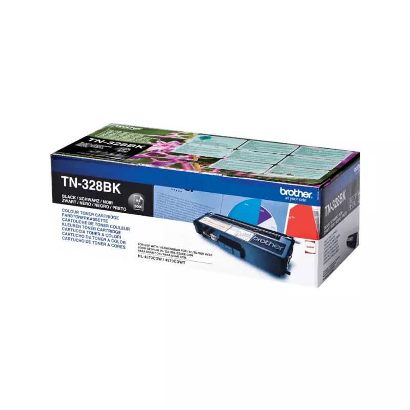 Brother TN-328BK toner 1 unid. original preto