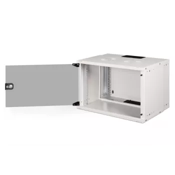 DIGITUS Armário de parede 19 inch 7HE - SOHO PRO 370 x 540 x 400 mm cinzento
