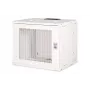 Caixa de parede DIGITUS 19 polegadas 9U SOHO Pro porta perfurada 460 x 540 x 400 mm não montado cinzento