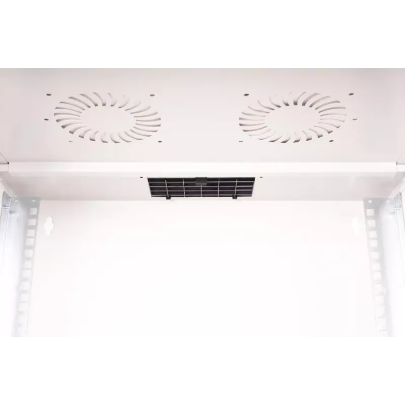 Caixa de parede DIGITUS 19 polegadas 9U SOHO Pro porta perfurada 460 x 540 x 400 mm não montado cinzento