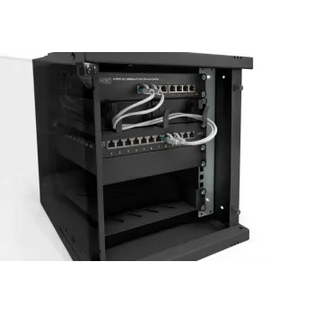 Caixa de parede DIGITUS 10IN 6U - SOHO PRO 325 x 315 x 300 mm preto