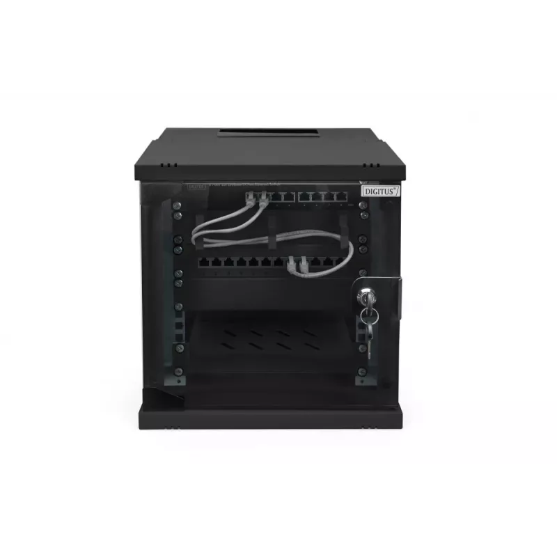 Caixa de parede DIGITUS 10IN 6U - SOHO PRO 325 x 315 x 300 mm preto