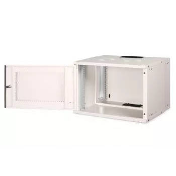 Caixa de parede DIGITUS 19 polegadas 7U - SOHO Pro porta perfurada 370 x 540 x 400mm não montado cinzento