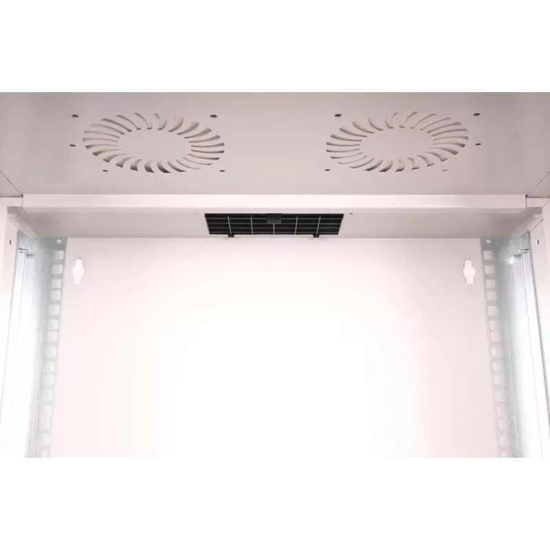 Caixa de parede DIGITUS 19 polegadas 7U - SOHO Pro porta perfurada 370 x 540 x 400mm não montado cinzento