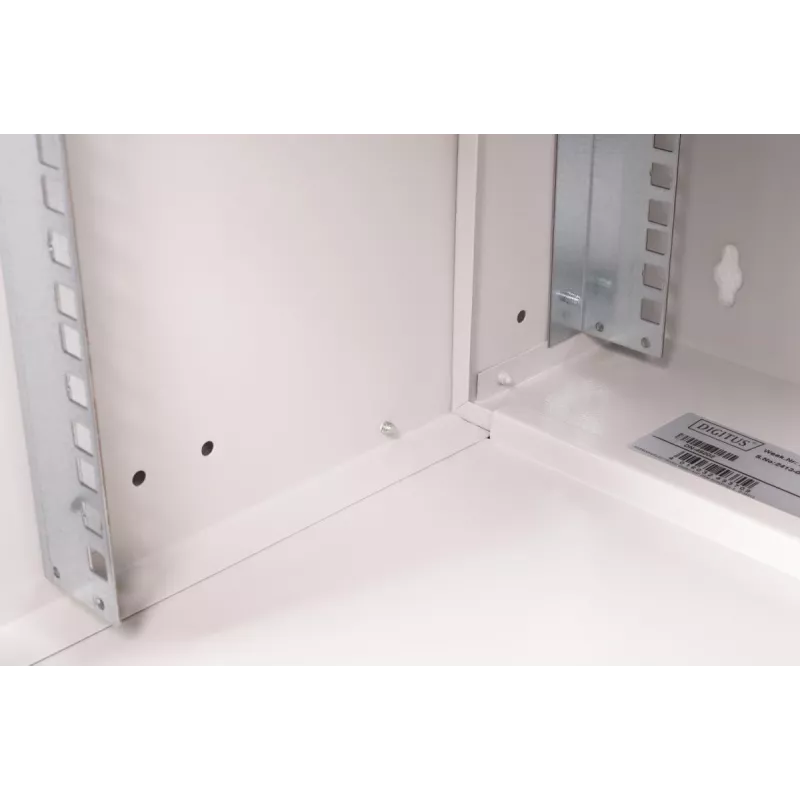 Caixa de parede DIGITUS 19 polegadas 7U - SOHO Pro porta perfurada 370 x 540 x 400mm não montado cinzento
