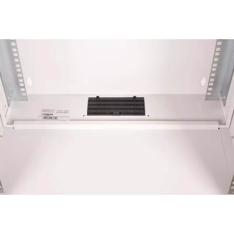 Armário de parede DIGITUS 19 polegadas 12U SOHO Pro porta perfurada 595 x 540 x 400mm não montado cinzento