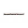 Painel de patch DIGITUS DN-91624S-EA de 19 polegadas, CAT6A classe EA, blindado, 24 portas RJ45, LSA, 1U, cinzento claro RAL 7035