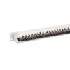 Painel de patch DIGITUS DN-91624S-EA de 19 polegadas, CAT6A classe EA, blindado, 24 portas RJ45, LSA, 1U, cinzento claro RAL 7035