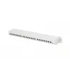 Painel de patch DIGITUS DN-91624S-EA de 19 polegadas, CAT6A classe EA, blindado, 24 portas RJ45, LSA, 1U, cinzento claro RAL 7035