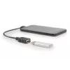 Cabo adaptador DIGITUS USB 2.0, OTG, Type Micro B - A M/F, 15 cm, compatível com USB 2.0, angular, preto